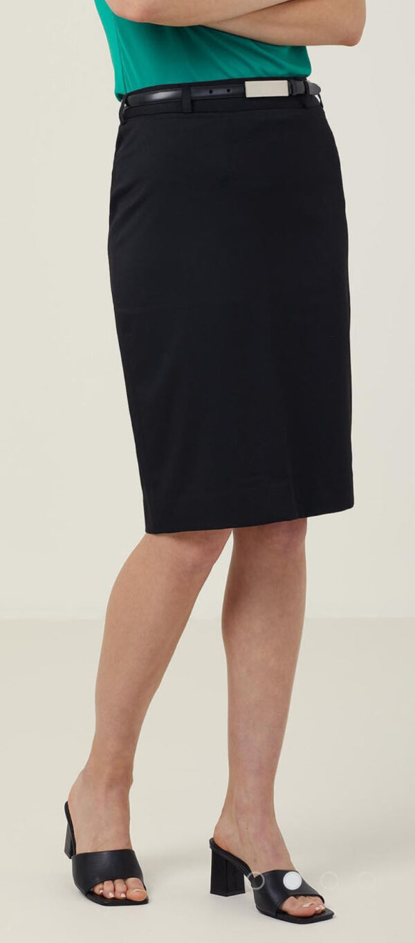Workthreads | POLY VISCOSE STRETCH TWILL MID-LENGTH PENCIL SKIRT - CAT29W Workthreads | POLY VISCOSE STRETCH TWILL MID-LENGTH PENCIL SKIRT – CAT29W