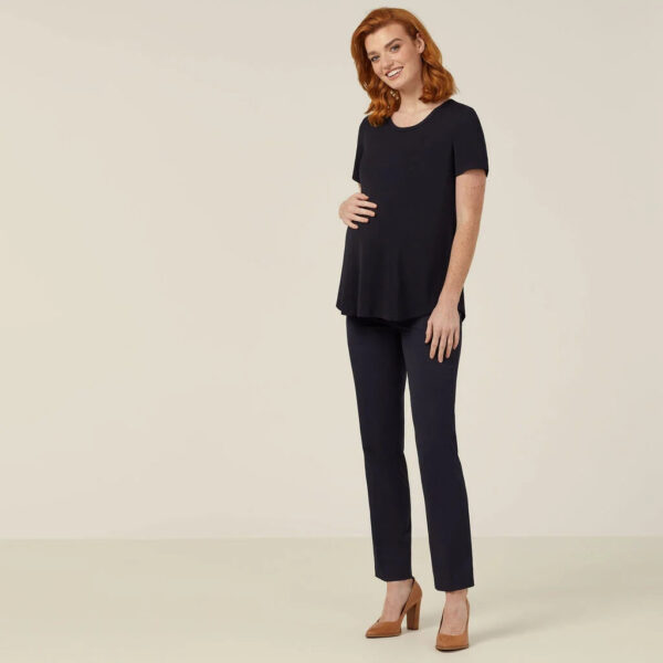 Workthreads | Poly Viscose Stretch Twill Maternity Pant CAT3XM