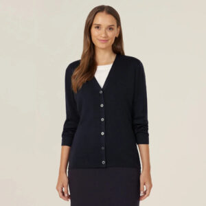 Acrylic Button Front Cardigan - CAT5BR
