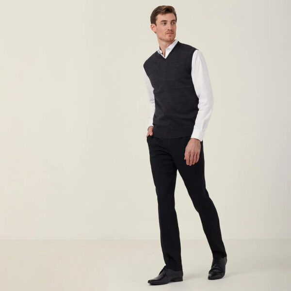 Workthreads | Merino Wool V-Neck Vest - CATE2A Workthreads | Merino Wool V-Neck Vest – CATE2A