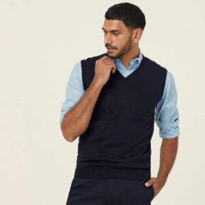 Acrylic V-Neck Vest - CATF24