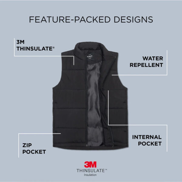 Workthreads | Water Repellent Puffer Vest – CATF2S