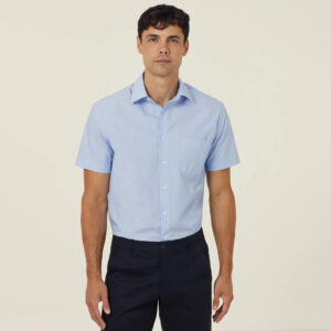 Poly Cotton End On End Short Sleeve Shirt - CATJB7
