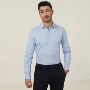 Avignon Stretch Long Sleeve Slim Shirt - CATJDG