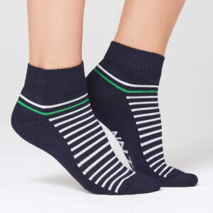 Bamboo Stripe Sports Ankle Socks - CATKDP