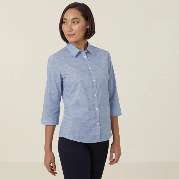 Workthreads | Avignon Abstract Print Stretch 3/4 Sleeve Shirt - CATUKX Workthreads | Avignon Abstract Print Stretch 3/4 Sleeve Shirt – CATUKX