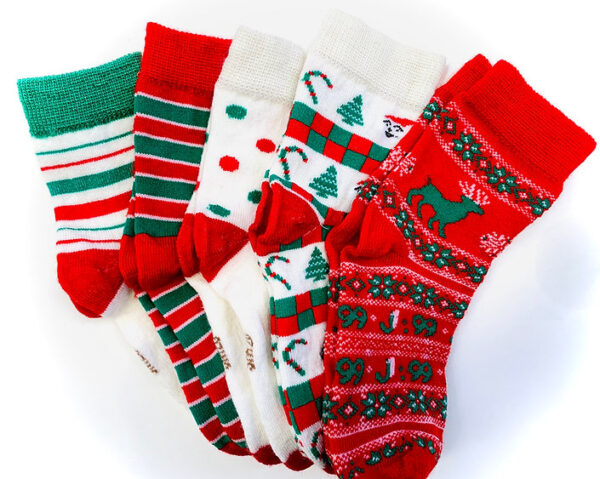 Festive Socks 5 Pairs