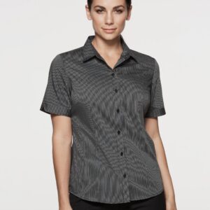 Henley Ladies Short Sleeve Shirt 2900S
