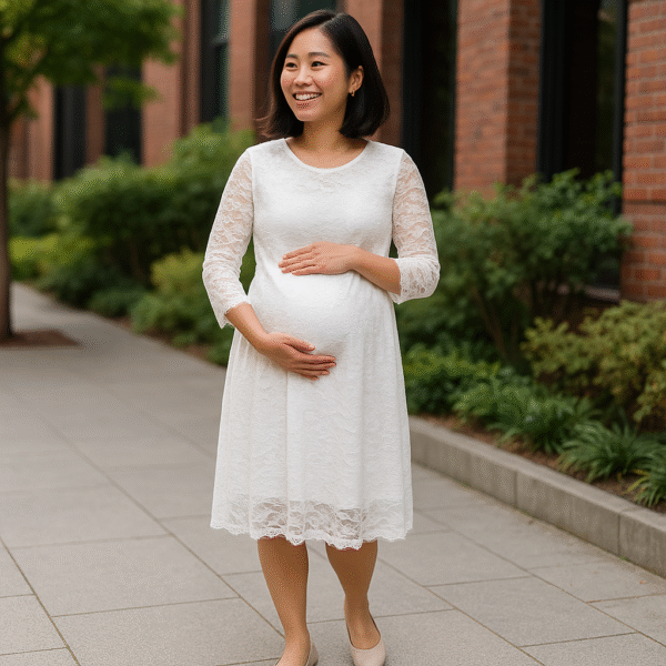 Maternity Lace Party Dress