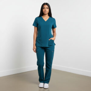 Ladies Nu Scrub Top 4SNT1